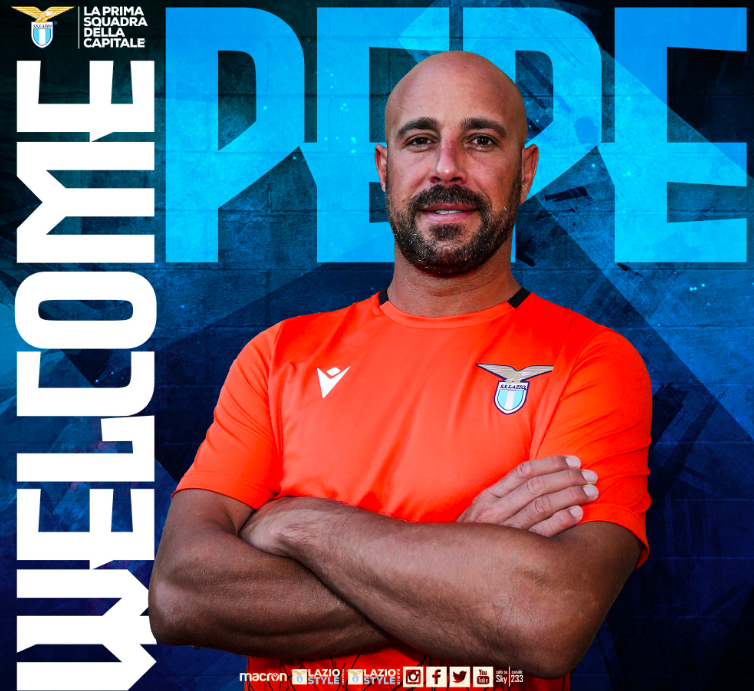 Calciomercato | Ufficiale, Pepe Reina è un nuovo giocatore della Lazio